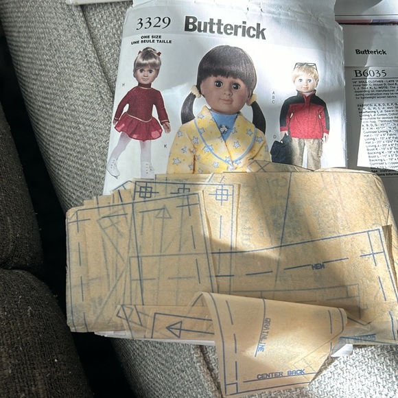 4 McCall’s doll clothes patterns - Picture 3 of 7